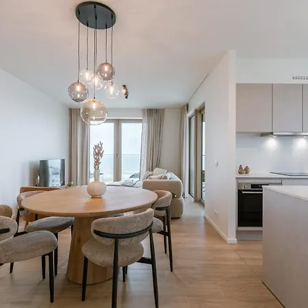 Beachfront Bliss - Stunning Sea Views & Balcony Semesterbostad Oostende